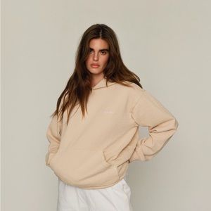 Sporty & Rich Beige Hoodie